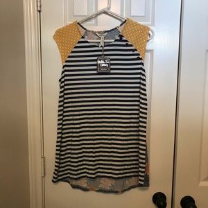 Mathilda Jane cap sleeve tee